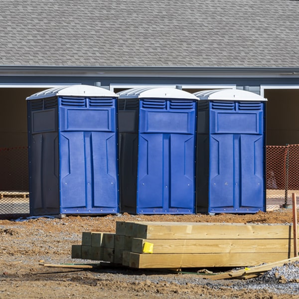 how often are the portable toilets cleaned and serviced during a rental period in Central Tennessee